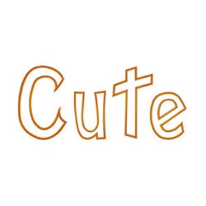 Niedliches Schrift-Set zum Sticken - Sweetheart Maschinenstickerei Alphabet Schrift