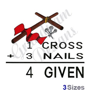 Jesus Cross - Machine Embroidery Design