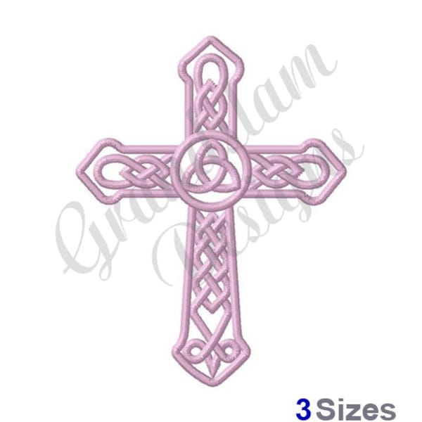 Celtic Knot Cross Outline - Machine Embroidery Design, Embroidery Designs, Embroidery Patterns, Embroidery Files, Instant Download