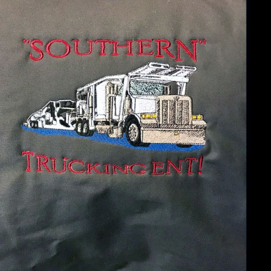 Car Hauler Semi Truck Machine Embroidery Design | Etsy
