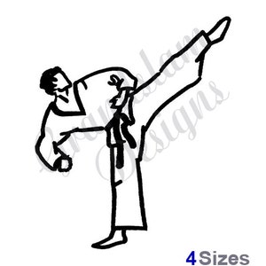 Vechtsport karate kick machineborduurontwerp, borduurontwerpen, borduurwerk, borduurpatronen, borduurbestanden, direct downloaden
