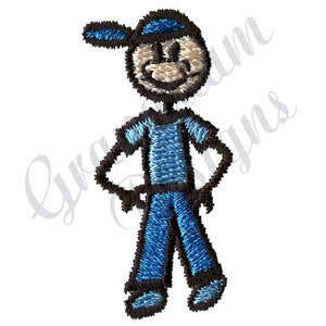 Stick Boy - Machine Embroidery Design
