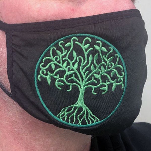 Círculo del Árbol de la Vida - Diseño de Bordado a Máquina