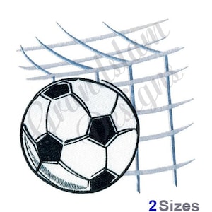 Voetbaldoelnet - Machine borduurwerk ontwerp