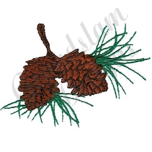 Pinecones - Machine Embroidery Design