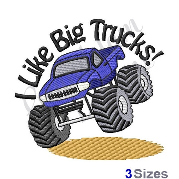 Monster Truck - Machine Embroidery Design