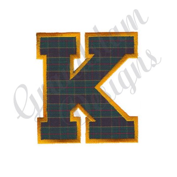 Applique Letter K Etsy