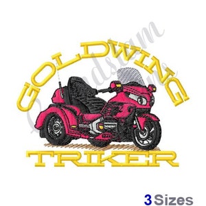 Honda Goldwing Trike - Machine Embroidery Design, Embroidery Designs, Embroidery, Embroidery Patterns, Embroidery Files, Instant Download