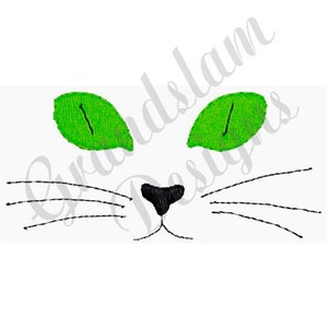 Cat Face - Machine Embroidery Design