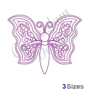 Schmetterling Quilting Block - Maschinenstickerei, Stickmuster, Stickerei, Stickmuster, Stickdateien, Instant Download