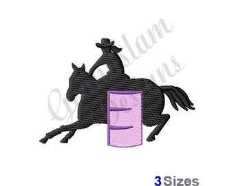 Horse Racing Silhouette - Machine Embroidery Design, Embroidery Designs, Embroidery, Embroidery Patterns, Embroidery Files, Instant Download
