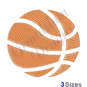 Light Fill Basketball - Machine Embroidery Design