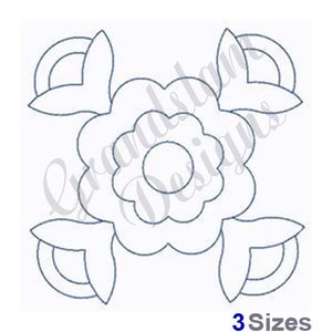 Skandinavische Blume - Maschinenstickerei, Stickmuster, Stickerei, Stickmuster, Stickdateien, Instant Download