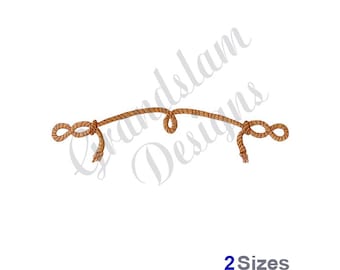 Machine Embroidery Rope Frame Rope Embroidery Design Instant Download - Etsy