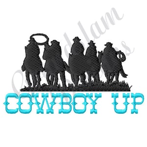 Cowboy Up! - Machine Embroidery Design