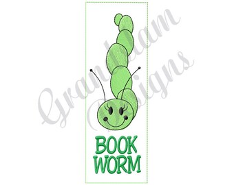 Marcapáginas para ratón de biblioteca - Diseño de bordado a máquina