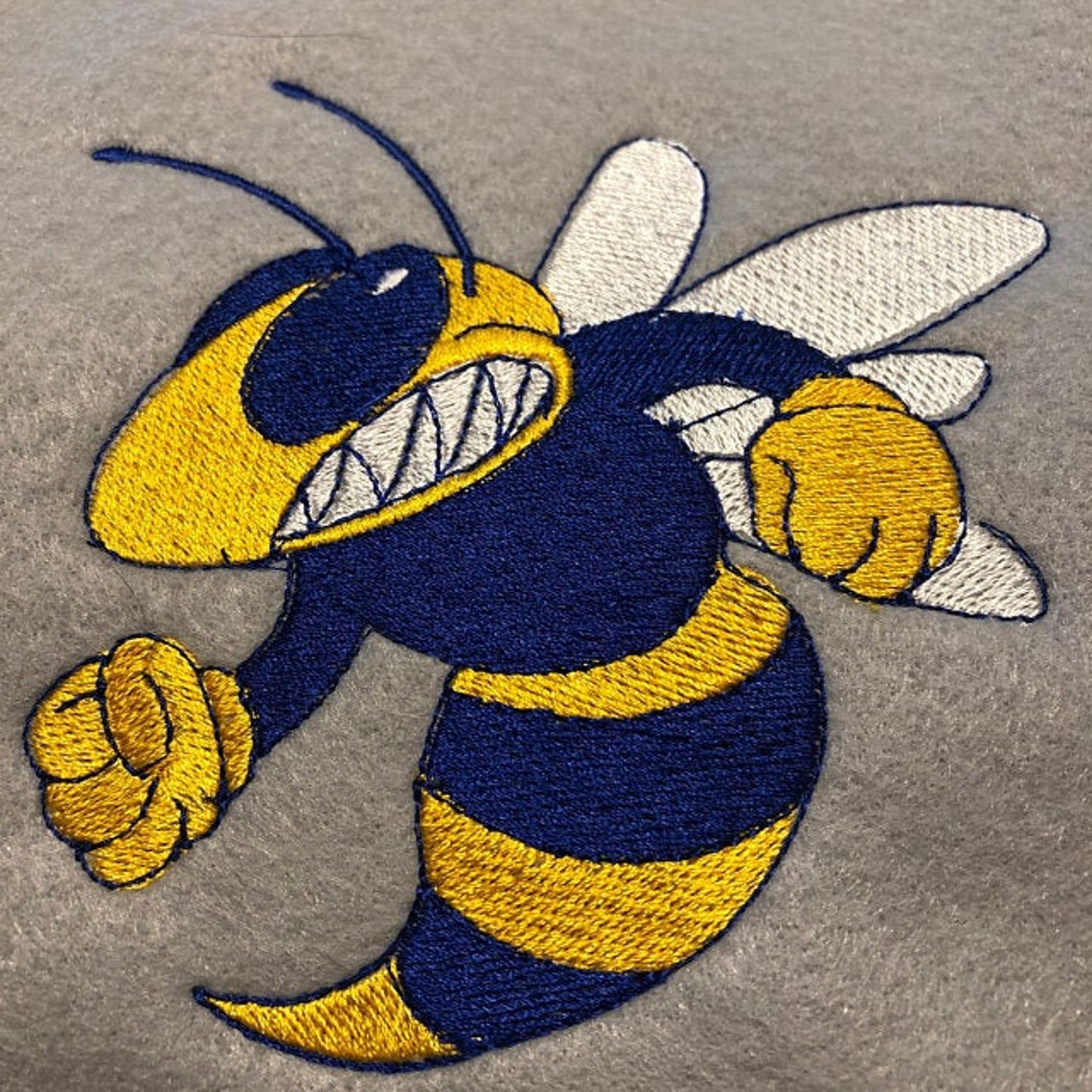 Hornet mascot machine embroidery design embroidery designs  etsy