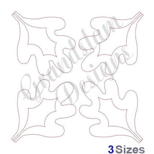 Oak Leaves Quilt Block - Machine Embroidery Design, Embroidery Designs, Embroidery, Embroidery Patterns, Embroidery Files, Instant Download