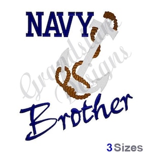 Navy Brother - Machine Embroidery Design