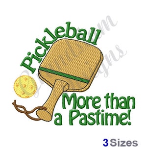 Pickleball Pastime - Machine Embroidery Design, Embroidery Designs, Embroidery, Embroidery Patterns, Embroidery Files, Instant Download