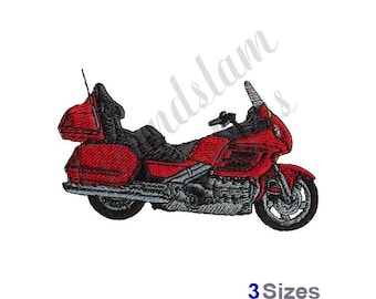 Diseño de bordado a máquina Honda Goldwing GL1800, diseños de bordado, bordado, patrones de bordado, archivos de bordado, descarga instantánea