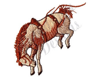 Bucking Bronco - 機械刺繍デザイン、刺繍デザイン、機械刺繍、刺繍パターン、刺繍ファイル、即時ダウンロード