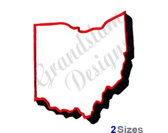 Ohio State - Machine Embroidery Design, Embroidery Designs, Machine Embroidery, Embroidery Patterns, Embroidery Files, Instant Download