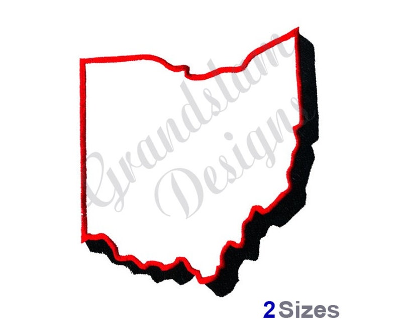 Ohio state machine embroidery design embroidery designs  etsy Ohio state machine embroidery design embroidery designs  etsy