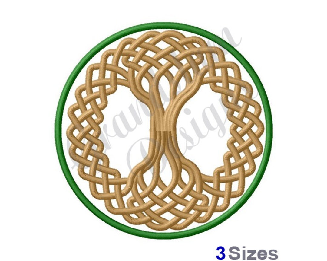 Celtic Knot Tree of Life - Machine Embroidery Design - Etsy