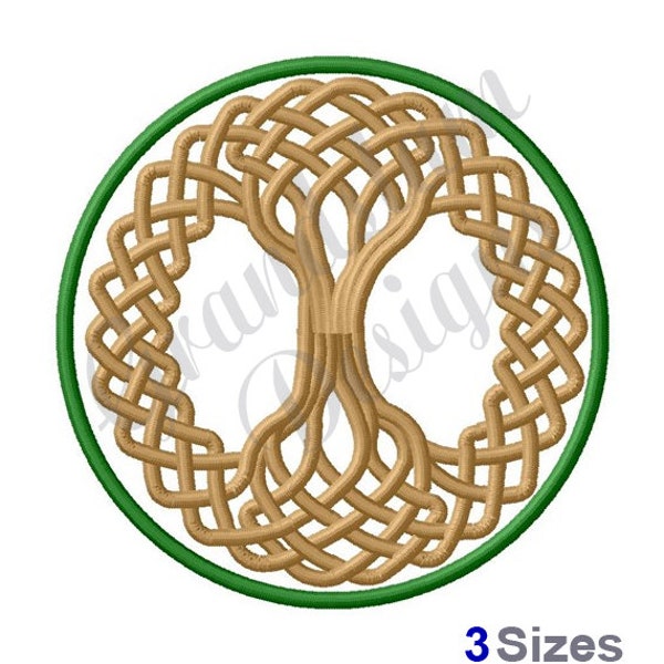 Celtic Knot Tree Of Life - Machine Embroidery Design