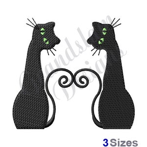 Halloween Black Cats - Machine Embroidery Design
