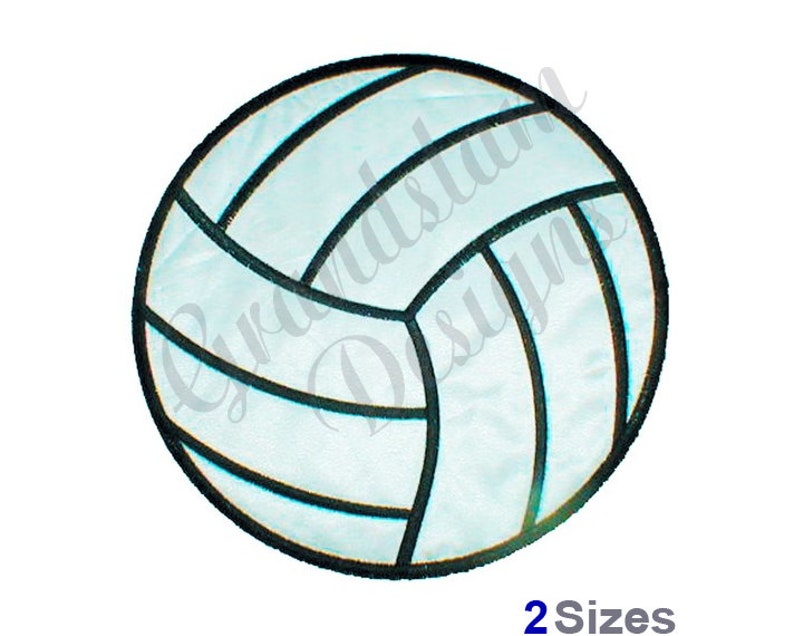 Volleyball applique machine embroidery design embroidery  etsy