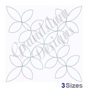 Leaf Square Quilt Block - Machine Embroidery Design, Embroidery Designs, Machine Embroidery, Embroidery Patterns, Embroidery Files, Instant
