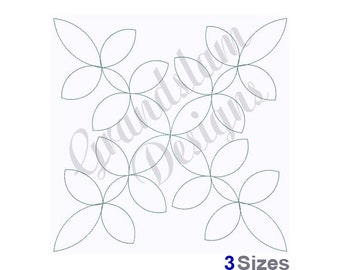 Leaf Square Quilt Block - Machine Embroidery Design, Embroidery Designs, Machine Embroidery, Embroidery Patterns, Embroidery Files, Instant