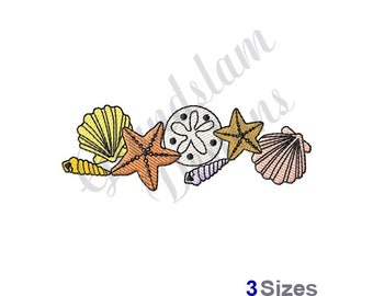 Sea Shell Border - Machine Embroidery Design