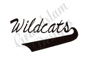 Wildcats Lettering - Etsy