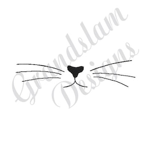 Cat Face Mask -Machine Embroidery Design, Embroidery Designs, Face Mask, Face Cover, Embroidery Patterns, Embroidery Files, Instant Download