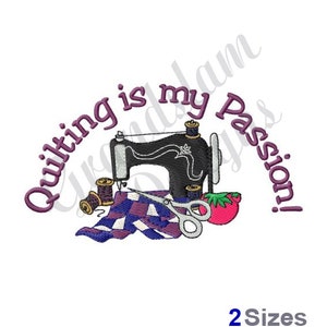 Il quilting è la mia passione - Design del ricamo a macchina, disegni di ricamo, ricamo, modelli di ricamo, file di ricamo, download istantaneo
