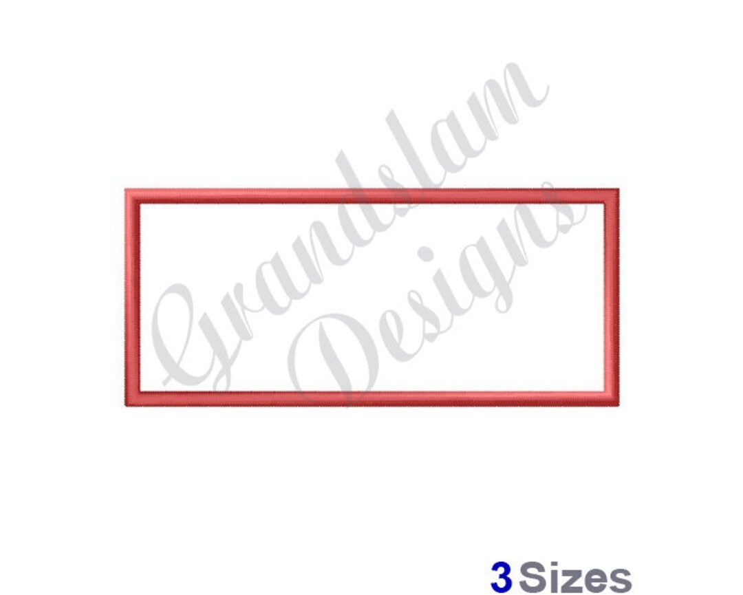 Rectangle Shape - Machine Embroidery Design, Embroidery Designs ...