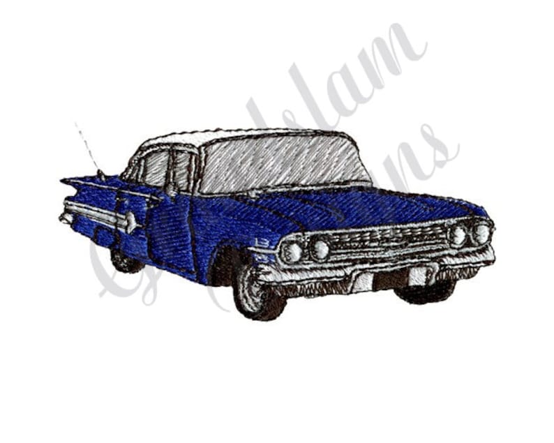 Classic car machine embroidery design  etsy Classic car machine embroidery design  etsy
