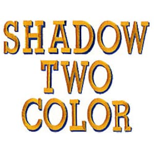 Shadow  Embroidery Font Set - Sweetheart Machine Embroidery Alphabet Font