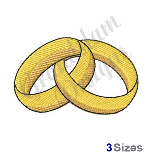 Connected Rings - Machine Embroidery Design, Embroidery Designs, Machine Embroidery, Embroidery Patterns, Embroidery Files, Instant Download