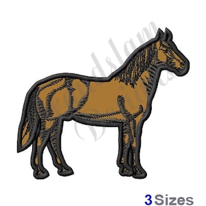 Quarter Horse Applique -  Machine Embroidery Design, Embroidery Designs, Machine Embroidery, Embroidery Patterns & Files, Instant Download