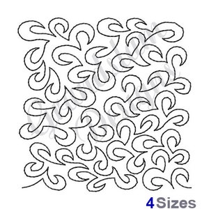 Hook Stipple Quilt - Machine Embroidery Design, Embroidery Designs, Embroidery, Embroidery Patterns, Embroidery Files, Instant Download