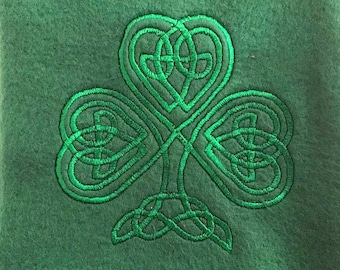 Celtic Knot Shamrock - Machine Embroidery Design, Embroidery Designs, Embroidery, Embroidery Patterns, Embroidery Files, Instant Download