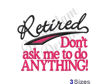 Retired  - Machine Embroidery Design