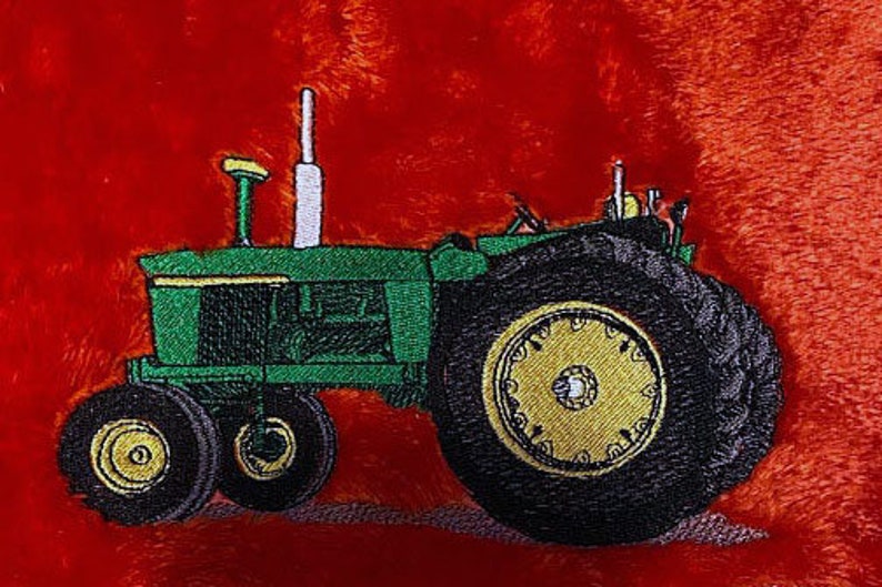 Classic Tractor - Machine Embroidery Design - Etsy