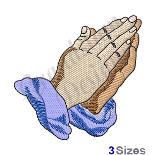 Praying Hands - Machine Embroidery Design, Embroidery Designs, Machine Embroidery, Embroidery Patterns, Embroidery Files, Instant Download