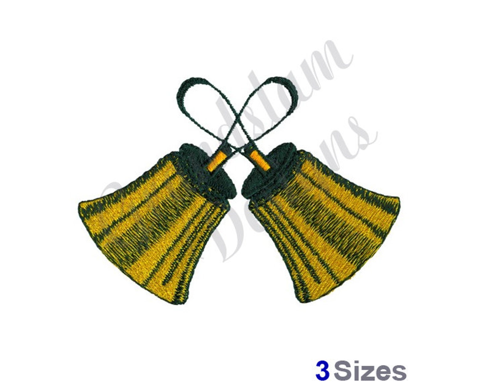 Crossed Handbells Machine Embroidery Design, Embroidery Designs ...