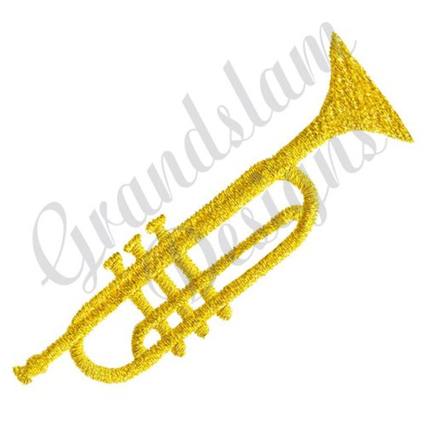 Trumpet - Machine Embroidery Design